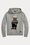 Ralph Lauren Grey Hoodie Bear Sweater