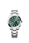 Rolex DateJust 41 126300 904L Steel VSF 1:1 V2 Last Batch Green Dial On Oyster