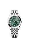 Rolex DateJust 41 126300 904L Steel VSF 1:1 V2 Last Batch Green Dial On Jubilee Bracelet VS3235