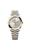 Rolex DateJust 41 126303 904L Steel Yellow Gold VSF 1:1 V2 Last Batch Silver Dial On Jubilee Bracelet VS3235