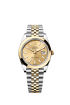 Rolex DateJust 41 126303 904L Steel Yellow Gold VSF 1:1 V2 Last Batch Champagne Dial On Jubilee Bracelet VS3235