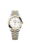 Rolex DateJust 41 126303 904L Steel Yellow Gold VSF 1:1 V2 Last Batch White Dial On Jubilee Bracelet VS3235