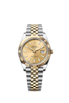 Rolex DateJust 41 126333 904L Steel Yellow Gold VSF 1:1 V2 Last Batch Yellow Gold Dial On Oyster