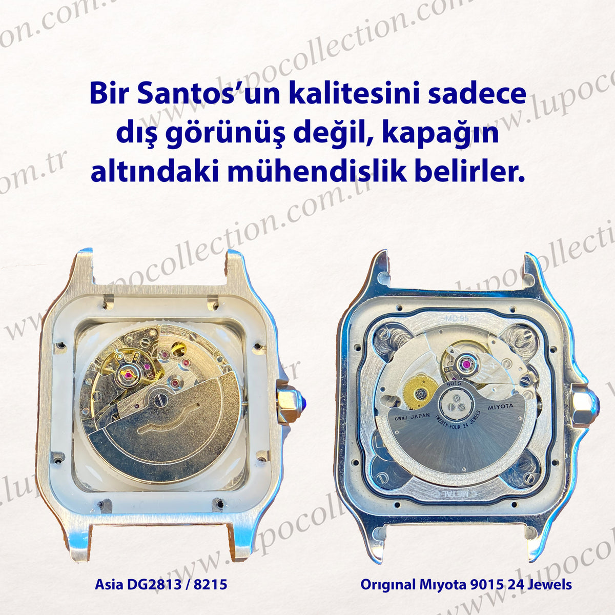 Cartier Santos - BV Factory Superclone 1:1 Letzte Charge Original Miyota