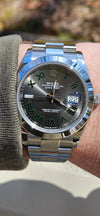 Rolex DateJust 41 126300 904L Steel VSF 1:1 V2 Last Batch Wimbledon Dial On Oyster