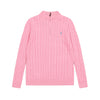 Ralph Lauren Half-Zip Cable Knit Sweater