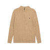 Ralph Lauren Half-Zip Cable Knit Sweater