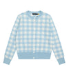 R.Lauren Checkered Cotton Cardigan