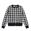 R.Lauren Checkered Cotton Cardigan