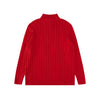 Ralph Lauren High-Density Embroidered Half-Turtleneck Cable Knit Sweater