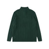 Ralph Lauren High-Density Embroidered Half-Turtleneck Cable Knit Sweater