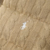 Ralph Lauren Cable-Knit Pattern Puffer Jacket