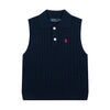 Ralph Lauren Polo Collar Knit Vest - Polo Yaka Triko Yelek