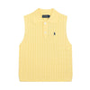Ralph Lauren Polo Collar Knit Vest - Polo Yaka Triko Yelek