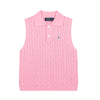 Ralph Lauren Polo Collar Knit Vest - Polo Yaka Triko Yelek