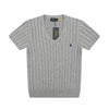 Ralph Lauren V-Neck Cable Knit Short Sleeve Sweater – DS029