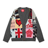 Vivienne Westwood Wool - Cashmere Blend Patterned Cardigan