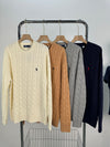 Ralph Lauren Men’s Classic Cable-Knit Cotton Sweater