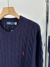 Ralph Lauren Men’s Classic Cable-Knit Cotton Sweater