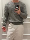 Ralph Lauren Men’s Classic Cable-Knit Cotton Sweater