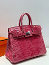 Birkin 25 Niloticus Croc 🐊  Fuchsia