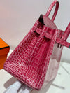 Birkin 25 Niloticus Croc 🐊  Fuchsia