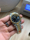 Rolex DateJust 41 126333 904L Steel Yellow Gold VSF 1:1 V2 Last Batch Black Dial On Jubilee Bracelet VS3235