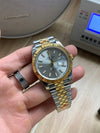 Rolex DateJust 41 126303 904L Steel Yellow Gold VSF 1:1 V2 Last Batch Silver Dial On Jubilee Bracelet VS3235