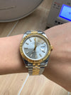 Rolex DateJust 41 126303 904L Steel Yellow Gold VSF 1:1 V2 Last Batch Silver Dial On Jubilee Bracelet VS3235
