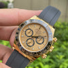 Daytona 126518 ERF Best Edition Gold Plate YG Dial on Oysterflex Strap JH4131 (Free Sprung) 160g