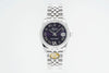 Datejust 31 mm Purple Roman Dial | Fluted Bezel | Steel Jubilee | ETA 2688