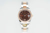 Datejust 31 mm Chocolate Roman Dial | Rose Gold Two-Tone Oyster ETA