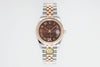 Datejust 31 mm Chocolate Roman Dial | Rose Gold Two-Tone Jubilee ETA