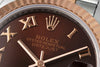 Datejust 31 mm Chocolate Roman Dial | Rose Gold Two-Tone Jubilee ETA