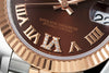 Datejust 31 mm Chocolate Roman Dial | Rose Gold Two-Tone Jubilee ETA