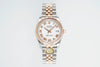 Datejust 31 mm White Roman Dial | Rose Gold Two-Tone Jubilee ETA
