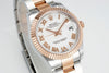 Datejust 31 mm White Roman Dial | Rose Gold Two-Tone Oyster ETA