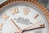 Datejust 31 mm White Roman Dial | Rose Gold Two-Tone Oyster ETA