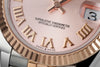 Datejust 31 mm Pink Roman Dial | Rose Gold Two-Tone Jubilee ETA