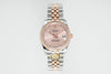 Datejust 31 mm Pink Dial | Rose Gold Two-Tone Jubilee ETA