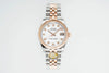 Datejust 31 mm White Diamond Dial | Everose Two-Tone Jubilee ETA