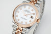 Datejust 31 mm White Diamond Dial | Everose Two-Tone Jubilee ETA