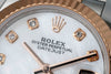 Datejust 31 mm White Diamond Dial | Everose Two-Tone Jubilee ETA