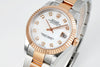 Datejust 31 mm White Diamond Dial | Everose Two-Tone Oyster ETA
