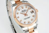 Datejust 31 mm White Diamond Dial | Everose Two-Tone Oyster ETA