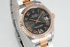 Datejust 31 mm Chocolate Diamond Dial | Everose Two-Tone Oyster ETA