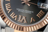 Datejust 31 mm Slate Roman Dial | Rose Gold Two-Tone Oyster ETA