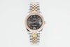 Datejust 31 mm Slate Roman Dial | Rose Gold Two-Tone Jubilee ETA