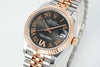 Datejust 31 mm Slate Roman Dial | Rose Gold Two-Tone Jubilee ETA