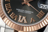 Datejust 31 mm Slate Roman Dial | Rose Gold Two-Tone Jubilee ETA